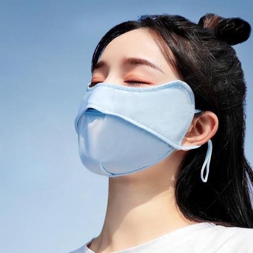 빨아쓰는 여름 골프 쿨 자외선차단 마스크(1)