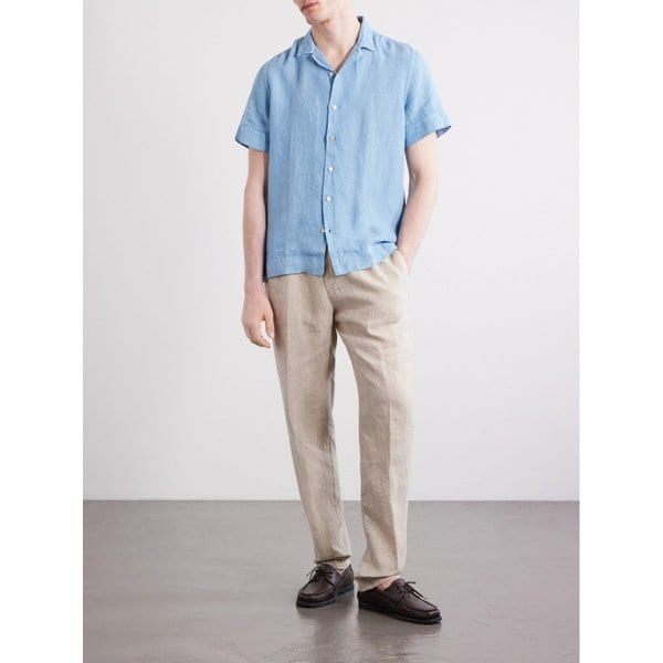 테이퍼드 리넨 팬츠 46376663163084319