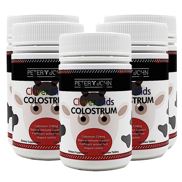 뉴질랜드 피터앤존 키즈 초유 Colostrum 120정 5개
