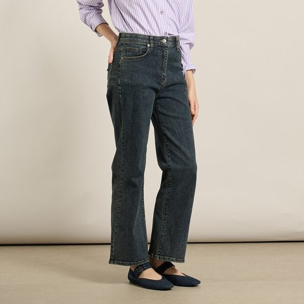 [여주점] 올앤선드리 밴딩 워싱 데님 A5F8P353