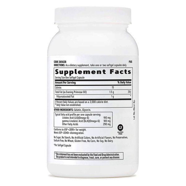 지엔씨 우먼스 달맞이꽃종자유 1300mg 90캡슐 여성 감마리놀렌산 미국직구