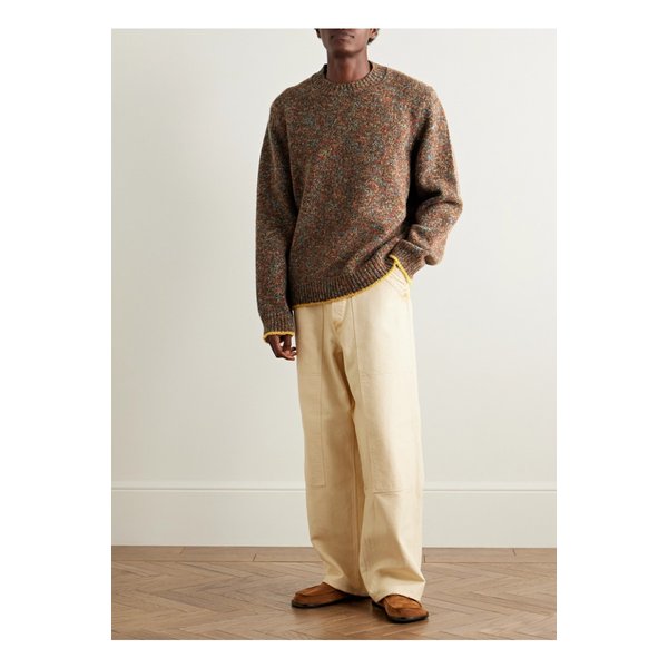 콘페티 울 혼방 스웨터 브라운 46376663162910990