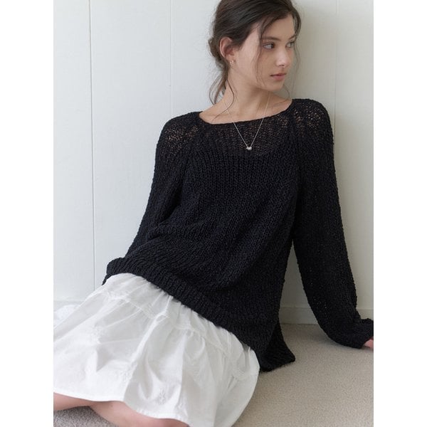 Mendls cotton knit (black)