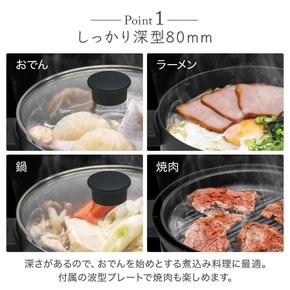 라이프마트 2WAY & 핫팟 1인분 (딥 웍/고열/무단계/온도조절)