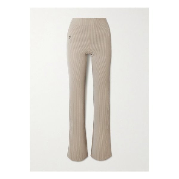 러닝 올데이 스트라이프 리브 스트레치 플레어 팬츠 46376663162951812