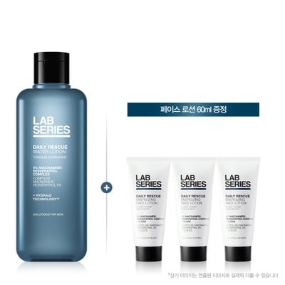 랩시리즈 [9][쓱단독/선물세트] 데일리 레스큐 워터로션 200ml (+ 워터로션 90ml & 스퀘어 파우치)