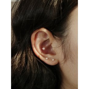 14K Gold Swarovski Pearl Earring