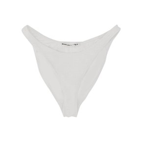 알렉산더 왕 BIKINI BRIEFS WITH LOGO Swimsuit 4CC2238040_100 WHITE