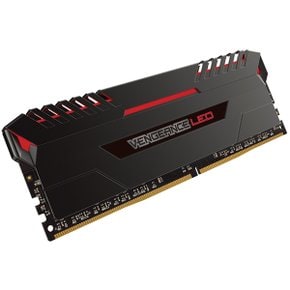 커세어 VENGEANCE LED 레드 DDR4 32GB PC4-21300 CL16 (8GBx4)