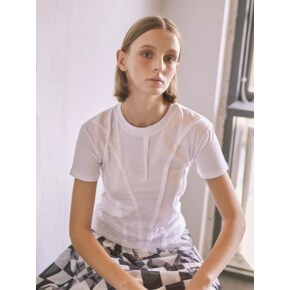 Pintuck Line T-shirt