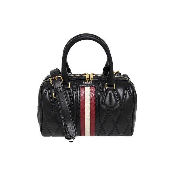 DEVIN 퀼팅 토트 숄더백/블랙/DEVIN QT U901Y