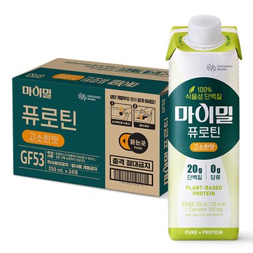 대상웰라이프 마이밀 퓨로틴 고소한맛 250ml (24입)