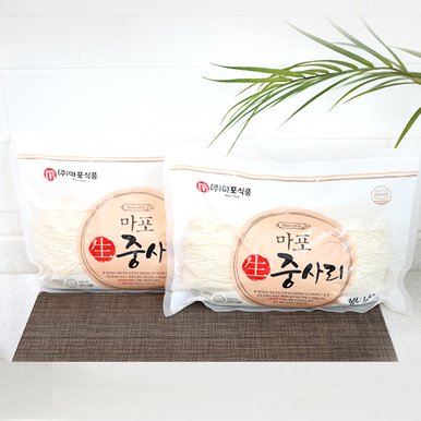 마포생중사리 1.5kg (7-8인분)   짬뽕,짜장면,유부우동,전골사리용