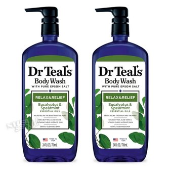  [1+1]닥터틸즈 바디워시 엡섬 솔트 유칼립투스 스피아민트 710ml DR TEAL`S BODY WASH