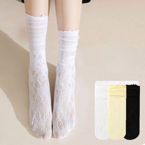 시스루 망사 여름 양말 스타킹 메쉬 레이스 여자