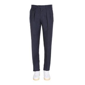 SS22 [라르디니] Womens Pants REGULAR FIT TROUSERS BLUE EM40737_EMA58434840