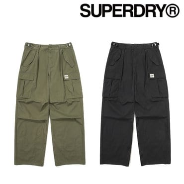 SUPERDRY 카고 와이드 파라슈트 팬츠(SDMCNDO02)
