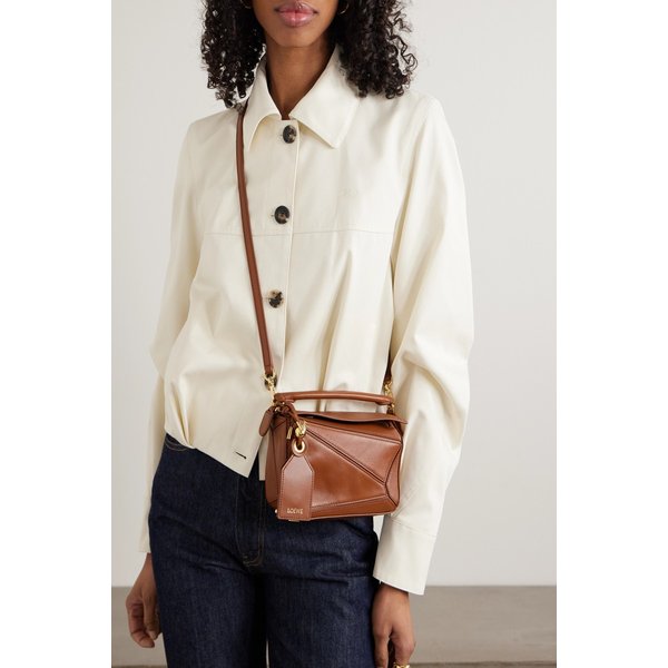 페더라이트 퍼즐 미니 텍스처 가죽 숄더백 46376663163050889