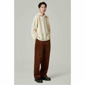 loose fit half zip-up sweater_CWWAW23601IVX