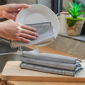 쉼공작소 노스크레치 수세미 은사 망사 주방 설거지 그물망 수세미 20x20(cm)
