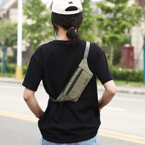 여행 힙색 허리 가방 등산 러닝 바이크 백 플랫 (WB8E218)