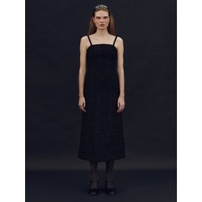 Kelly tweed dress (Black)