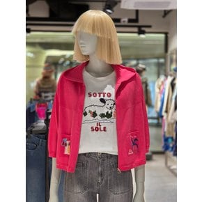 [파주점] 메쉬 자카드 크롭 가디건 BAKCA5631-PK