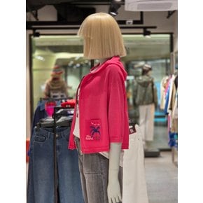 [파주점] 메쉬 자카드 크롭 가디건 BAKCA5631-PK
