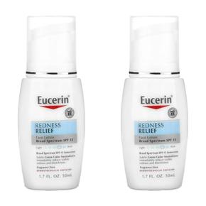 미국직구 Eucerin 유세린 레드니스 릴리프 페이스 로션 SPF15 50ml 2팩