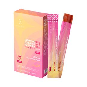 비건 고함량 3,000mg 콜라겐 비타민C 젤리스틱 복숭아 20g x 10포, 1박스