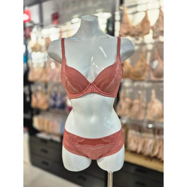 [시흥점] S 비너스) 24AW 아뜰리에 메인 브라, 헴팬티 세트 VBR0990+VPT0990H-RN