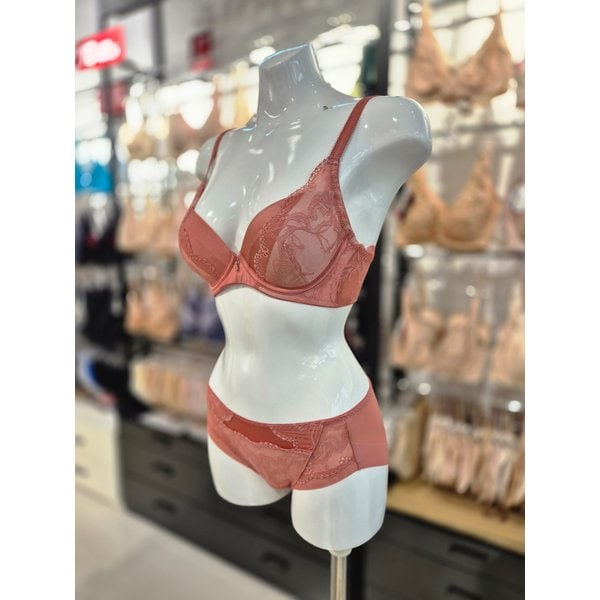 [시흥점] S 비너스) 24AW 아뜰리에 메인 브라, 헴팬티 세트 VBR0990+VPT0990H-RN