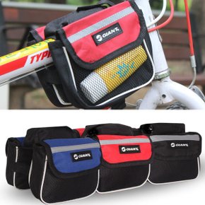 더블 프레임 장착가방 자전거 자전거용품 사이클 라이딩 안전용품 배낭 캐리어 백 블럭가방