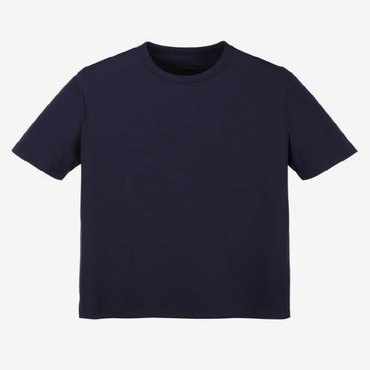 질스튜어트뉴욕 [24SS][GENTLE JERSEY] 다크네이비 반팔 레귤러핏 티셔츠 (JNTS4B002N3)