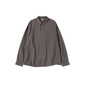 NOZ COTTON SHIRT [CHARCOAL]