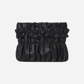 Tate Ruched Bag Black Small