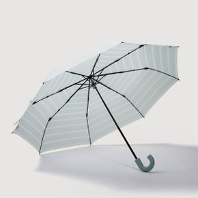 손잡이 방풍 3단우산_민트 스트라이프 J646901001045