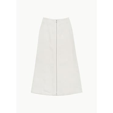 샵아모멘토 씨올 25SS Zip Skirt, Kinari