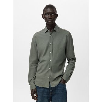 망고(MANGO) MAN 셔츠 PIQUE Green 17097885