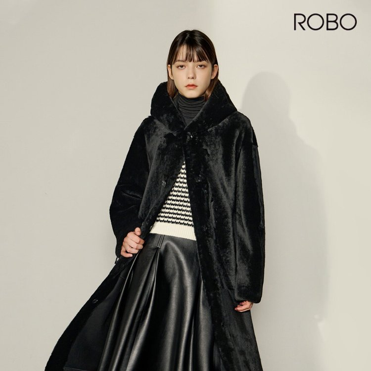 런칭가 1,390,000원] 로보 Robo 스페인 라도마 리버시블 롱 후드 무스탕, 믿고 사는 즐거움 Ssg.Com