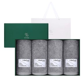 송월타올 1퍼센테이지 스톤 210g 40수 타올 4P 선물세트