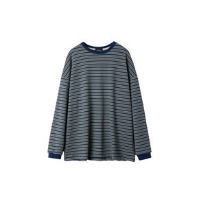 Fleece Stripe long sleeve tee_green