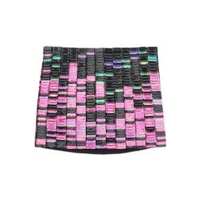 Mini skirt 247WCS87H111 BLACK/FUCSIA/GREEN/BLUE