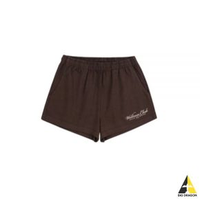 SPORTYRICH 24SS 1800 Health Disco Shorts - ChocolateCream (SH020S410HC) (1800 헬스 디스코