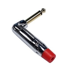 5.5mm 모노 플러그 ㄱ자 6.3파이 마이크 오디오 케이블 제작용 커넥터 금도금 CG017