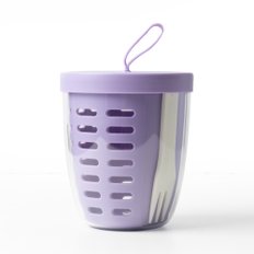 후르츠팟 과일컵 샐러드용기 600ml (퍼플)
