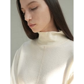 STITCH LINE WOOL TURTLE NECK / 4COLOR