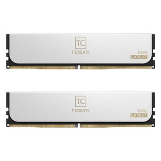 팀그룹 [서린공식] TEAMGROUP T-CREATE DDR5-6000 CL30 EXPERT 화이트 패키지 32GB(16Gx2)