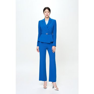 미니멈 언팔 플리츠 페플럼 자켓 MZBGWJ3990