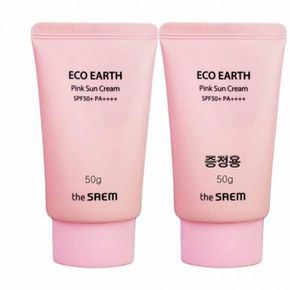 SPF50+ 175743 더샘 핑크 50g+50g 어스 선크림 PA+ 에